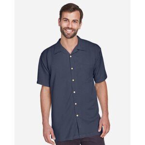 Harriton Men's Bahama Cord Camp Shirt - M570